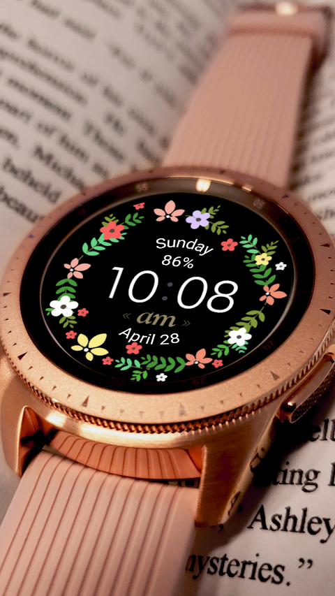 Spring Flower Watch Face screenshot