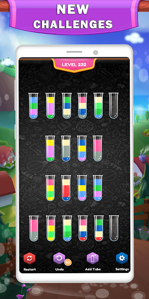 Water Sort – Color Puzzle Pro screenshot
