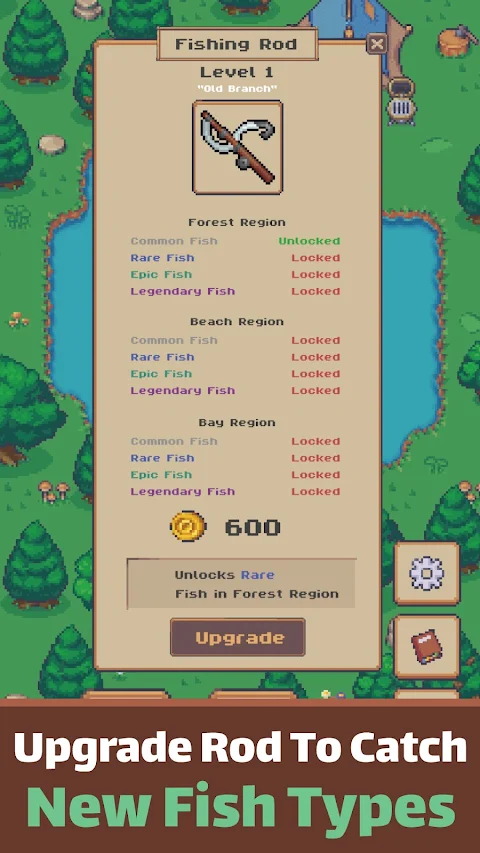 Walk to Fish: Fitness RPG screenshot