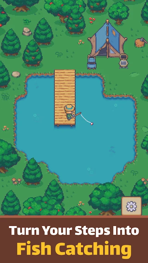 Walk to Fish: Fitness RPG screenshot
