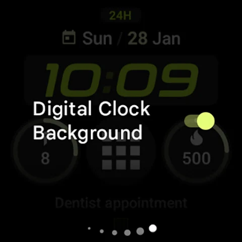 Active 2: Watch face screenshot