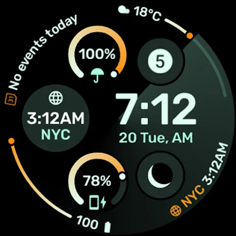 Adventurer Watch Face screenshot