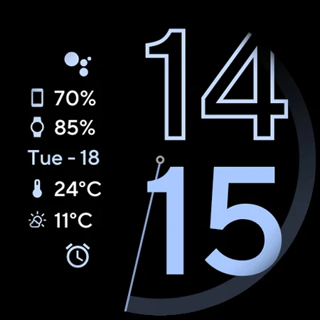 Alpine Watch Face screenshot