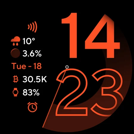 Alpine Watch Face screenshot