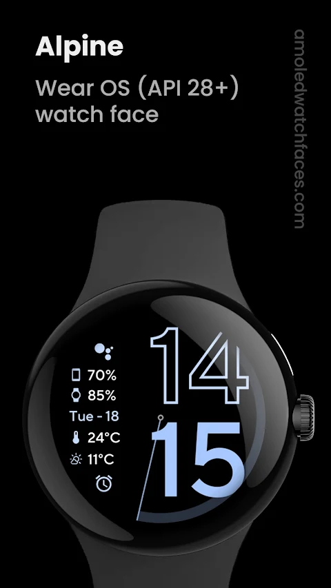 Alpine Watch Face screenshot