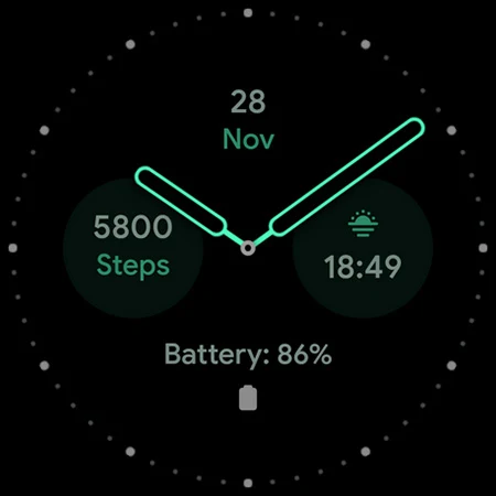 Analog PRO: Watch face screenshot
