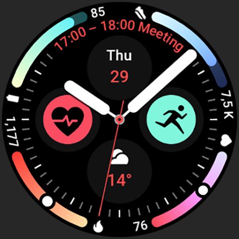 Arcs N6 Watch Face screenshot