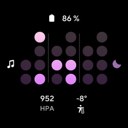 Binary Watch Face screenshot