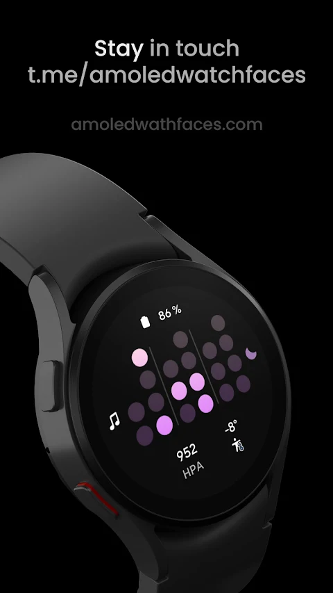 Binary Watch Face screenshot