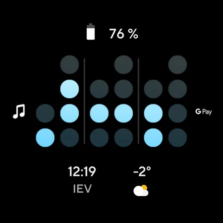 Binary Watch Face screenshot