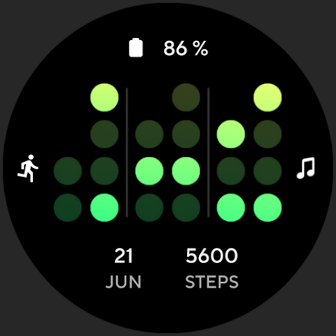 Binary Watch Face screenshot