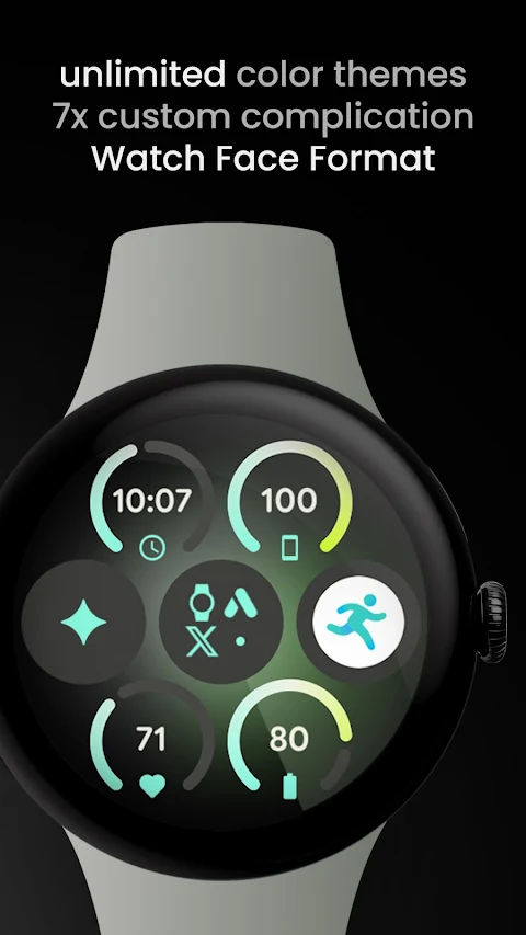 Grid Watch Face screenshot