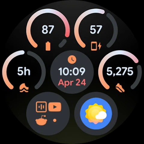 Grid Watch Face screenshot