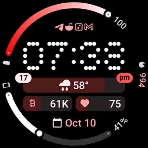 Halo Watch Face screenshot