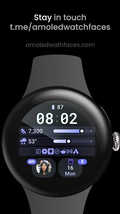 InfoHub Watch Face screenshot