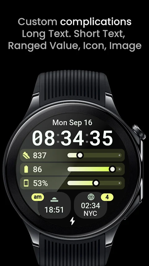 InfoHub Watch Face screenshot