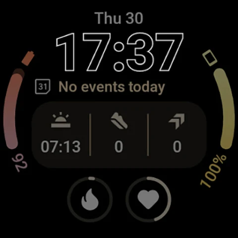 InfoBlock 2 Watch Face screenshot