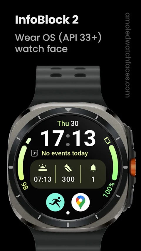 InfoBlock 2 Watch Face screenshot