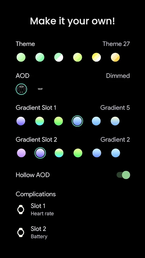 InfoBlock 2 Watch Face screenshot