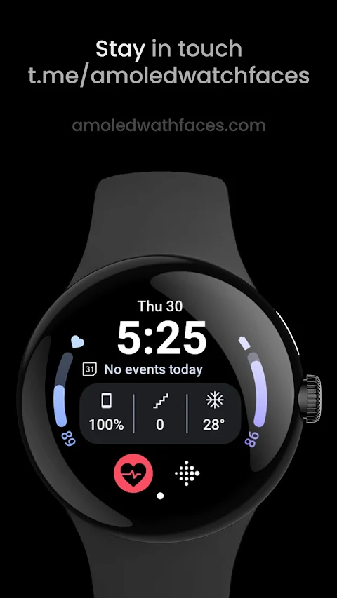 InfoBlock 2 Watch Face screenshot