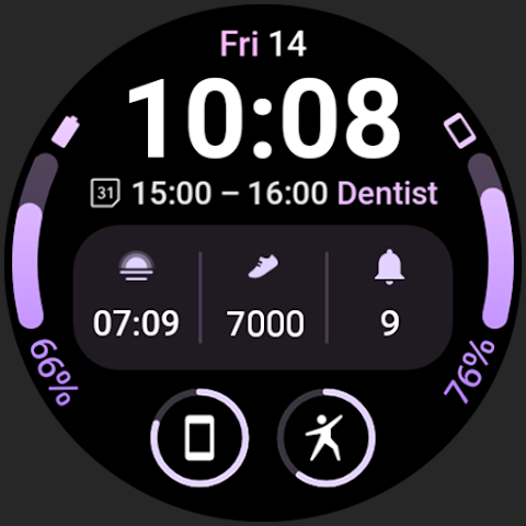 InfoBlock 2 Watch Face screenshot