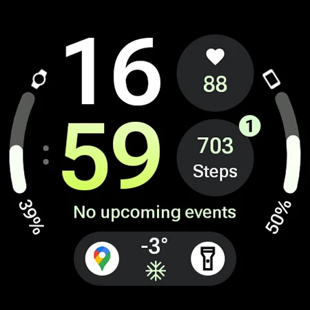InfoBlock Watch Face screenshot