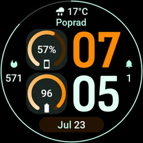 Main Goals Watch Face screenshot