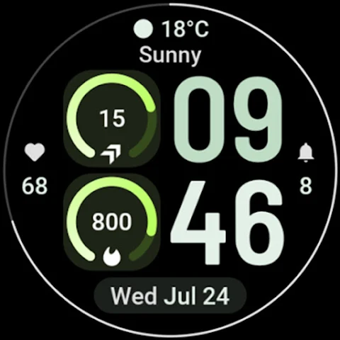 Main Goals Watch Face screenshot