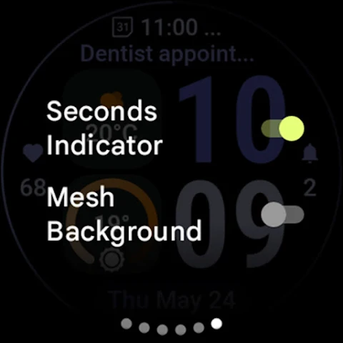 Main Goals Watch Face screenshot