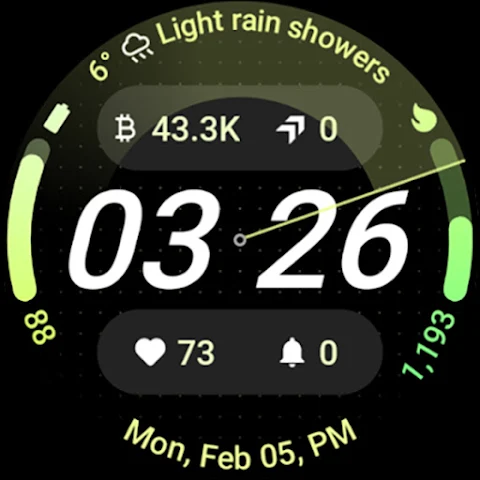 Nord SE: Watch face screenshot