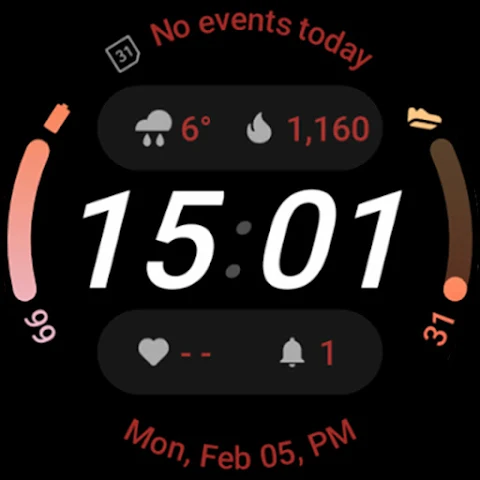 Nord SE: Watch face screenshot