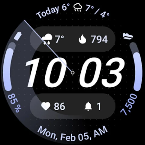 Nord SE: Watch face screenshot