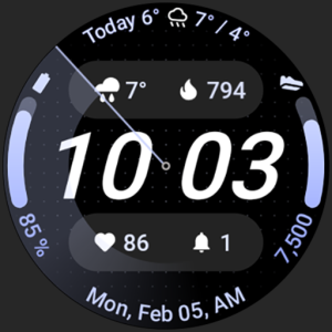 Nord SE: Watch face