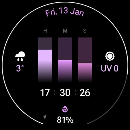 Progress Watch face screenshot