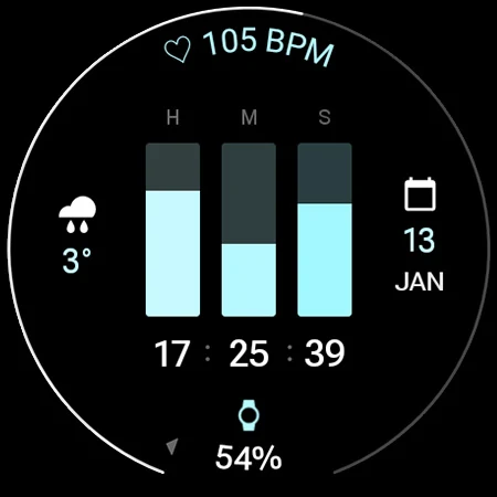 Progress Watch face screenshot