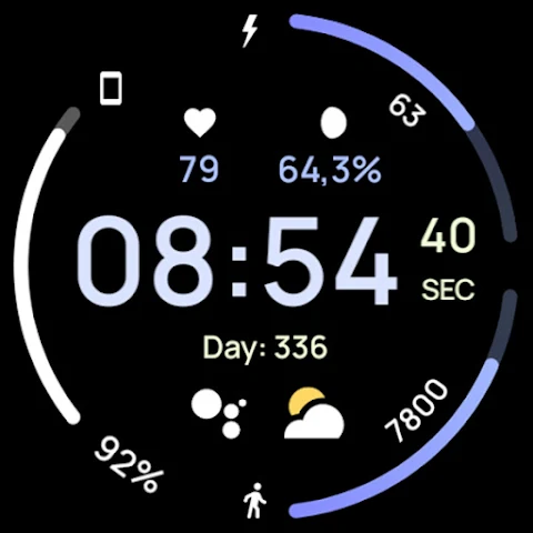 Pulse Watch Face screenshot