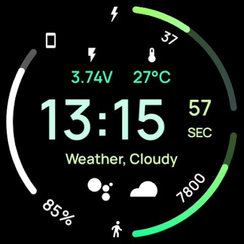 Pulse Watch Face screenshot