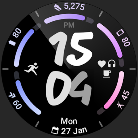Radial Watch Face screenshot