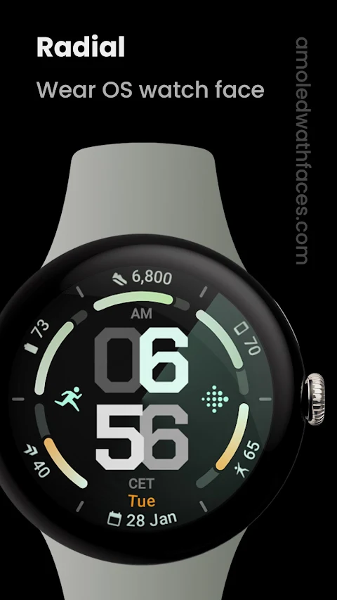 Radial Watch Face screenshot