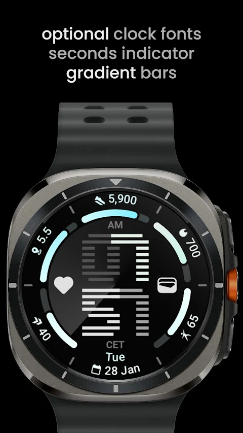 Radial Watch Face screenshot
