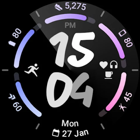 Radial Watch Face screenshot