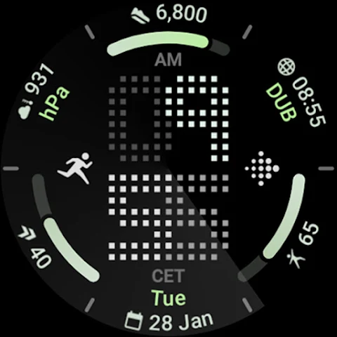 Radial Watch Face screenshot