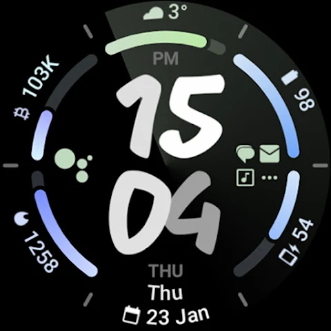Radial Watch Face screenshot