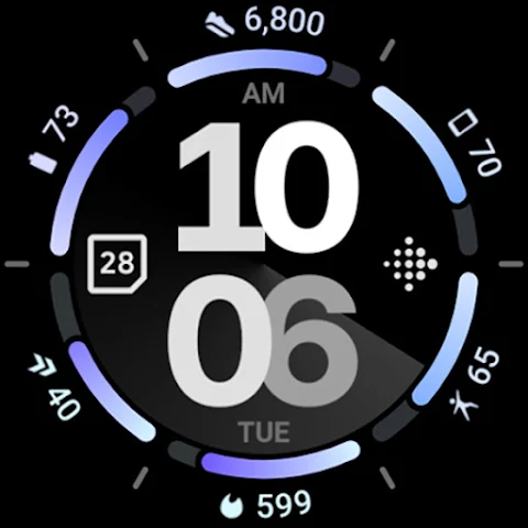 Radial Watch Face screenshot