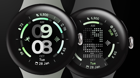 Radial Watch Face screenshot