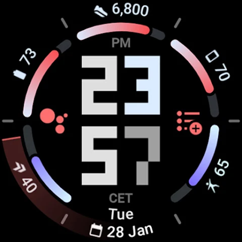 Radial Watch Face screenshot