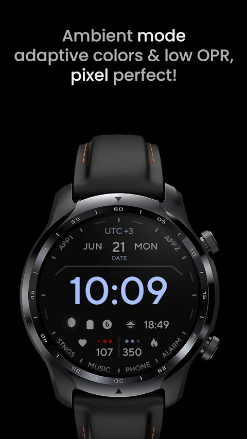 TACT ONE: Watch face screenshot