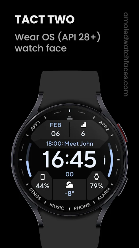 TACT TWO: Watch face screenshot