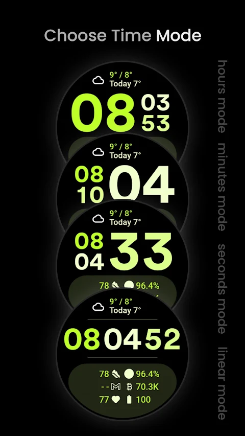 TimeMode Watch Face screenshot