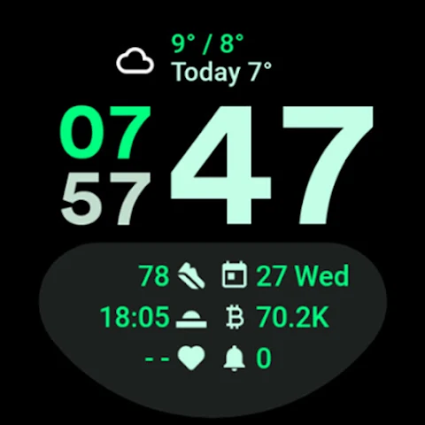 TimeMode Watch Face screenshot